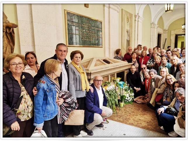 La Hermandad del Padre Rubio celebra su peregrinación anual al sepulcro de San José María Rubio en Madrid. Hermandad Padre Rubio